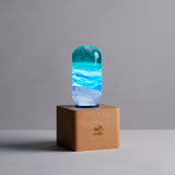 EP Light Prairie Resin LED Bulb handcrafted with eco-friendly resin and wooden base options