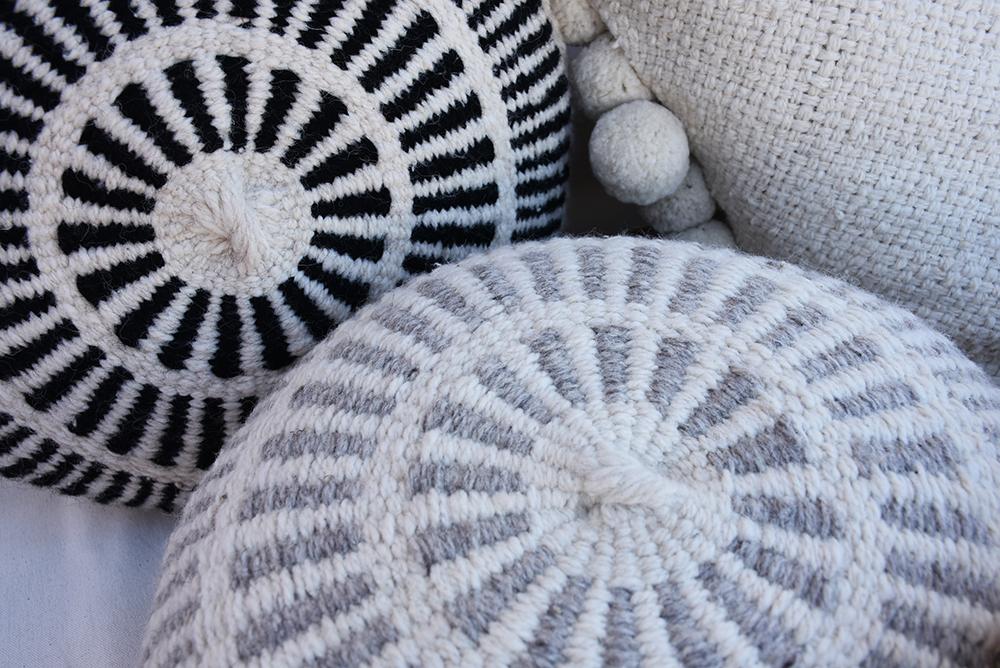 Prisma Round Pillow by Homelosophy