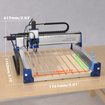 PROVerXL 2x2 CNC Router, Pre-Assembled, Ball Screw Drive, Available with Vectric Software