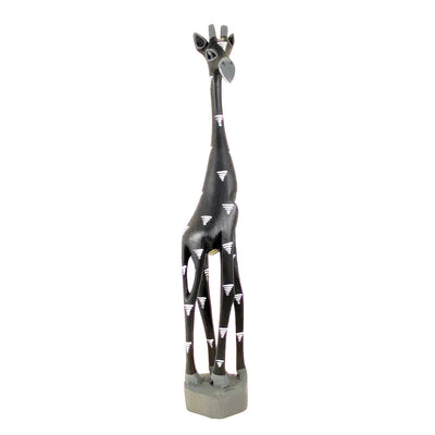 Colorful Painted Wood Giraffe - 24" by Mbare Ltd - product image 14 for Resin Society
