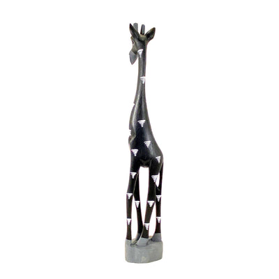Colorful Painted Wood Giraffe - 24" by Mbare Ltd - product image 15 for Resin Society