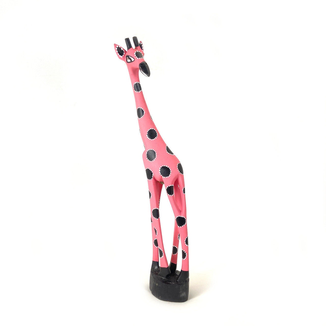Colorful Painted Wood Giraffe - 24" by Mbare Ltd - product image 11 for Resin Society