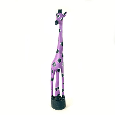 Colorful Painted Wood Giraffe - 24" by Mbare Ltd - product image 17 for Resin Society