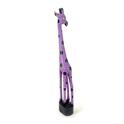 Colorful Painted Wood Giraffe - 24" by Mbare Ltd - product image 16 for Resin Society