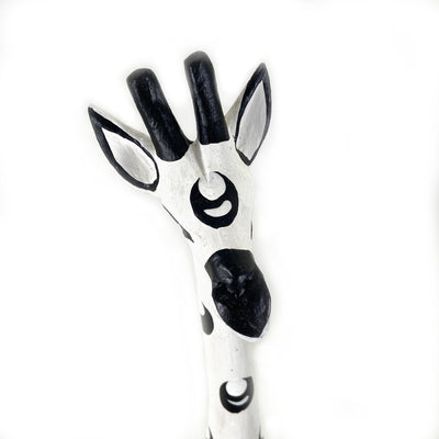 Colorful Painted Wood Giraffe - 24" by Mbare Ltd - product image 9 for Resin Society