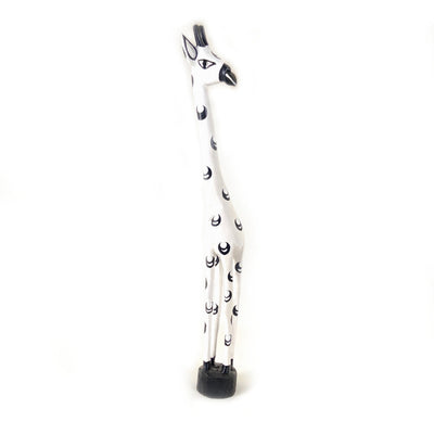 Colorful Painted Wood Giraffe - 24" by Mbare Ltd - product image 8 for Resin Society