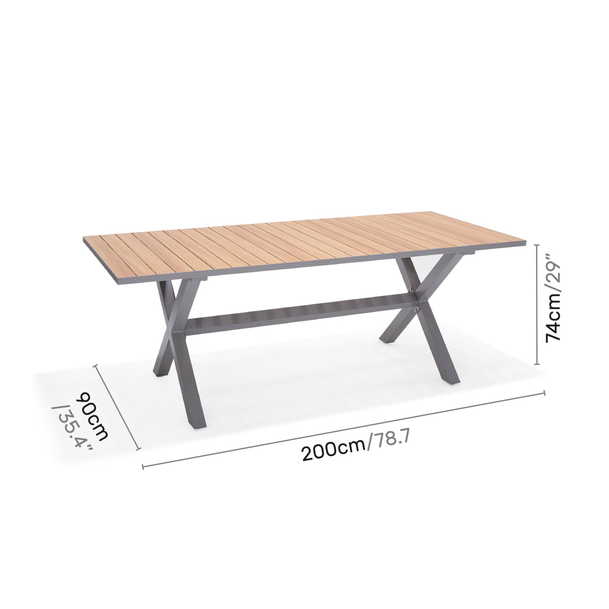 Panama Light Rectangular Table by LifestyleGarden US - product image 8 for Resin Society