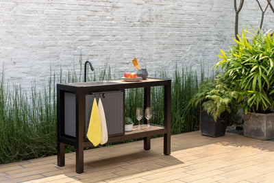 Panama Dark Outdoor Kitchen by LifestyleGarden US - main product image for Resin Society