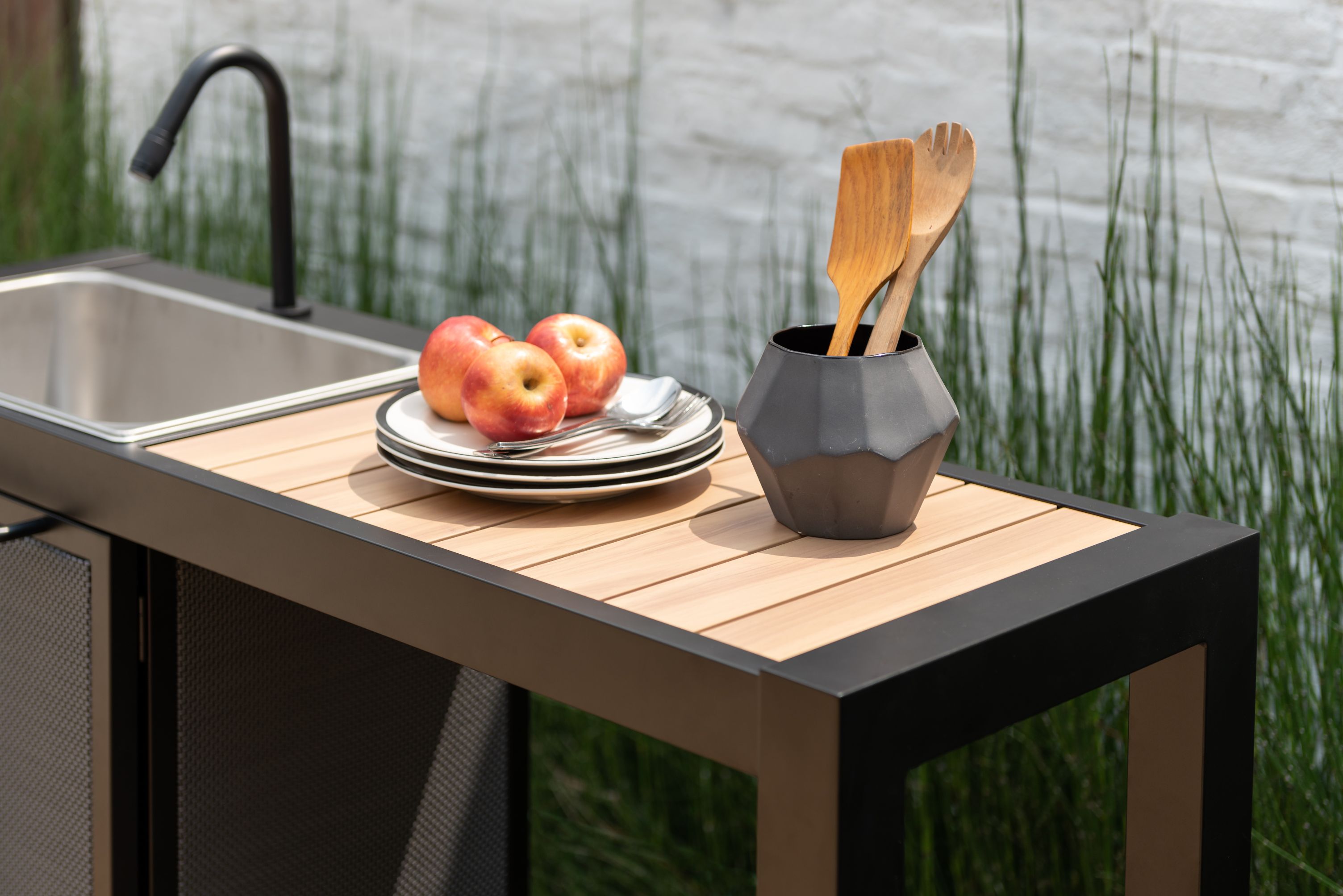 Panama Dark Outdoor Kitchen by LifestyleGarden US - product image 5 for Resin Society