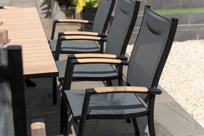 Panama Dark Stacking Armchair - 2pc by LifestyleGarden US - main product image for Resin Society