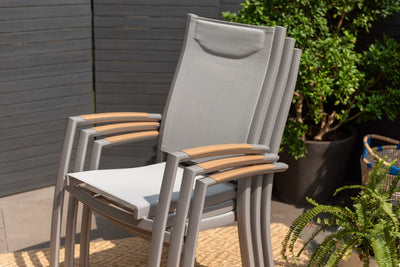 Panama Light Stacking Armchair - 2pc by LifestyleGarden US - main product image for Resin Society