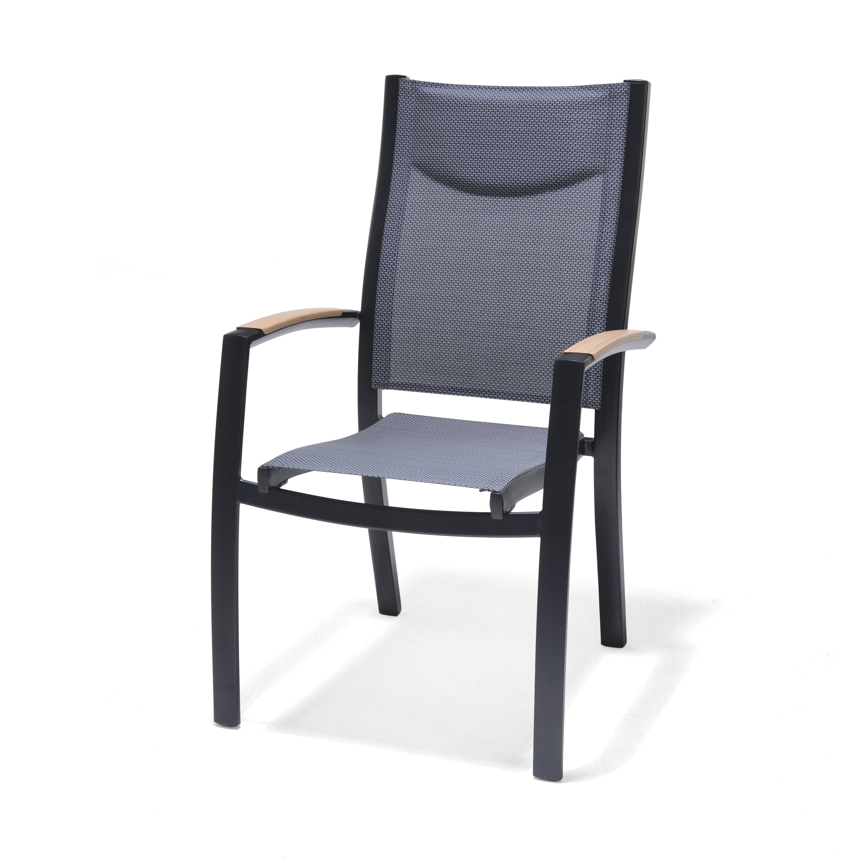 Panama Dark Stacking Armchair - 2pc by LifestyleGarden US - product image 5 for Resin Society