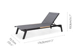 Panama Dark Duo Coffee Set & Sun Loungers - 3pc by LifestyleGarden US - product image 8 for Resin Society