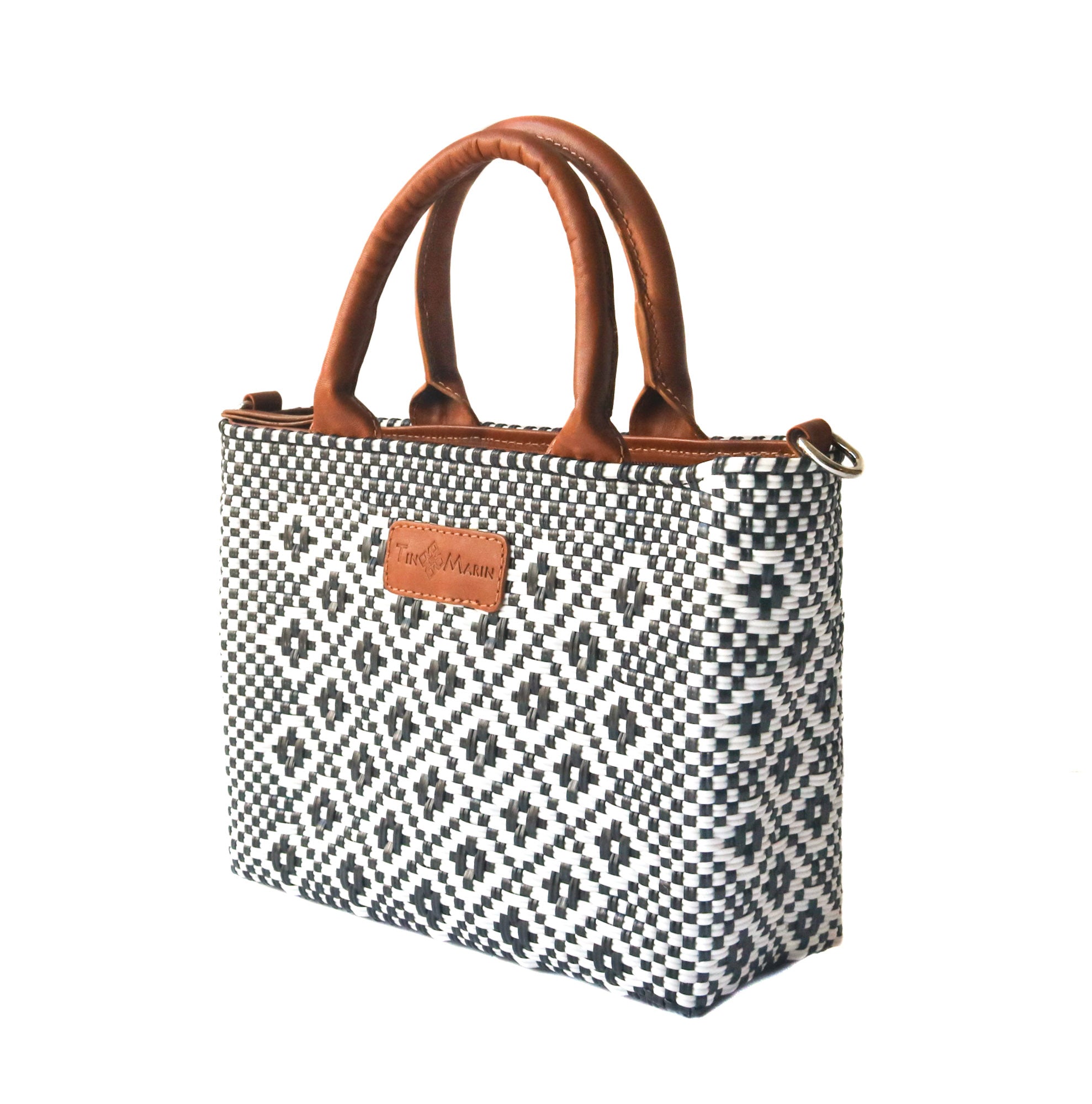 Panda Small Woven Crossbody Bag by Tin Marin Brand - product image 3 for Resin Society