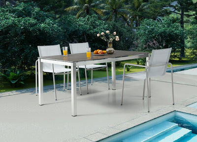 Paola Outdoor Dining Table detail image - Resin Society