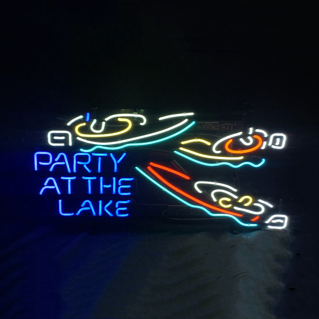 Yacht Party At The Lake Neon Signs by Neon Signs Land - product image 2 for Resin Society
