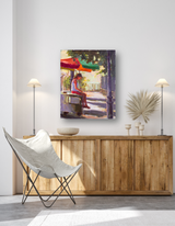 Passing the Time Artist Enhanced Canvas Print by John Beard Collection - product image 2 for Resin Society
