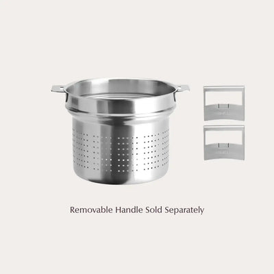 CRISTEL USA Pasta Basket stainless steel with brushed finish