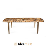 Patch Epoxy Resin Dining Table by Gizz - product image 4 for Resin Society