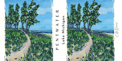 Drinkware -Path to the Lake detail image - Resin Society