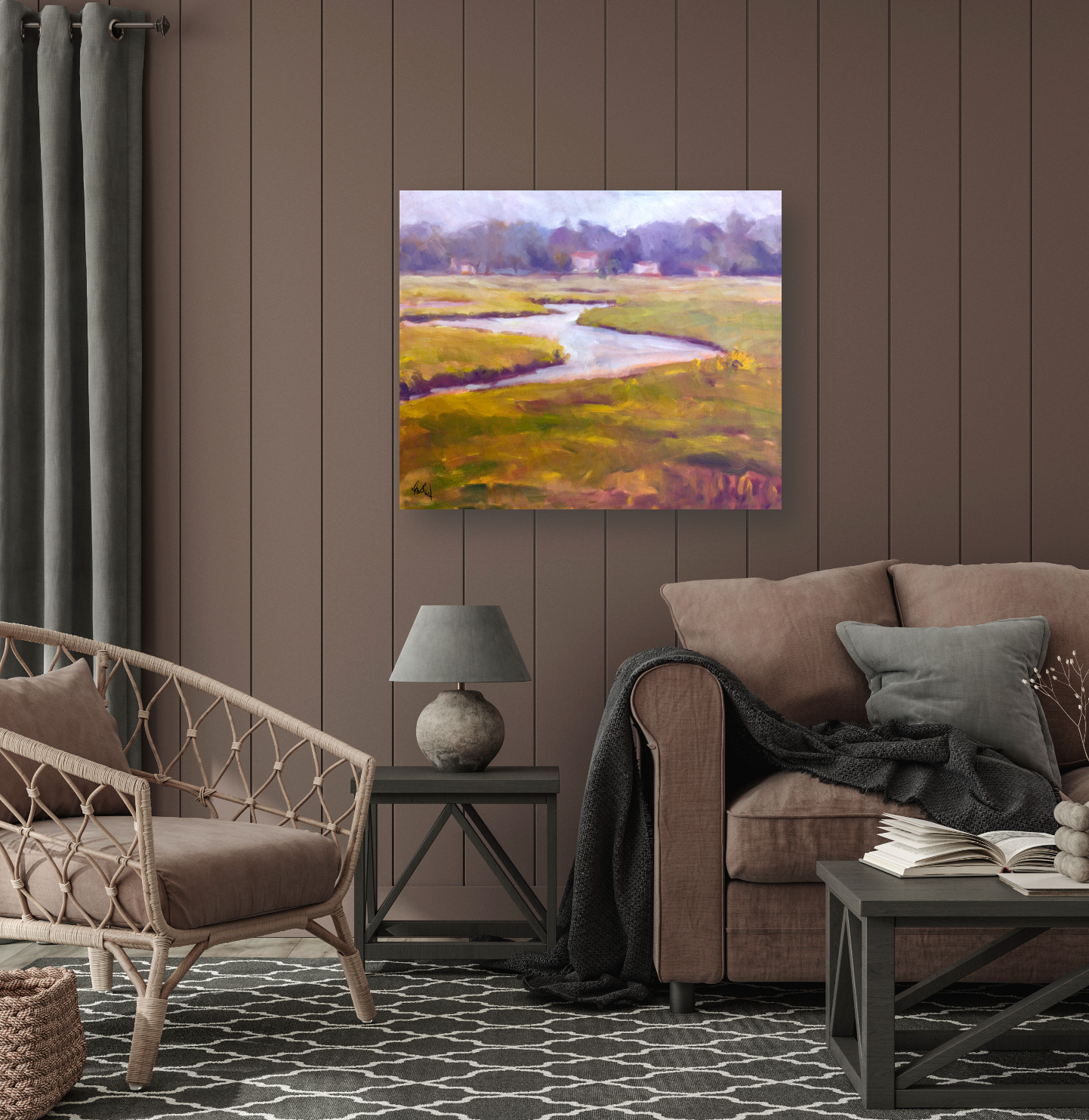 Pawley's Island Artist Enhanced Canvas Print by John Beard Collection - product image 2 for Resin Society