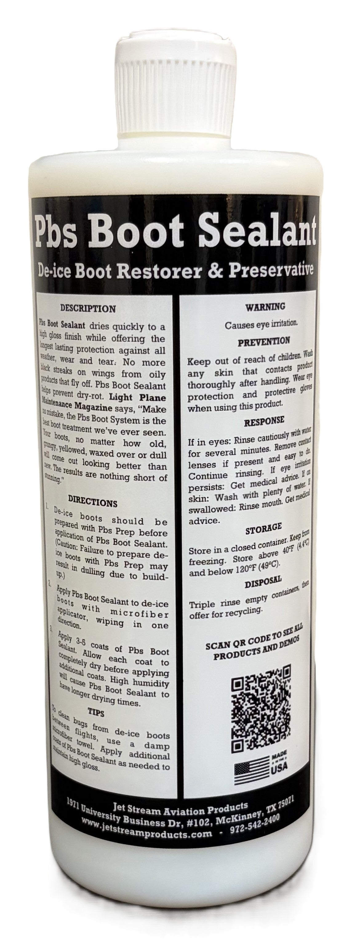 Pbs Boot Sealant by Jet Stream Aviation Products Inc. - product image 2 for Resin Society