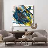 Peacock Ore Artist Enhanced Canvas Print by John Beard Collection - product image 2 for Resin Society