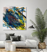 Peacock Ore Artist Enhanced Canvas Print by John Beard Collection - product image 4 for Resin Society
