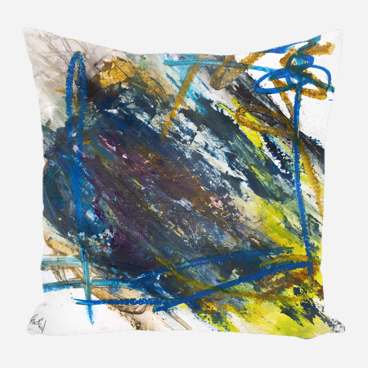 Peacock Ore Pillow by John Beard Collection - main product image for Resin Society