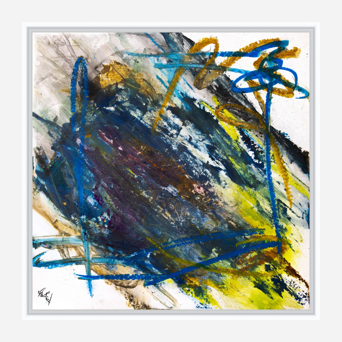 Peacock Ore Artist Enhanced Canvas Print by John Beard Collection - product image 8 for Resin Society