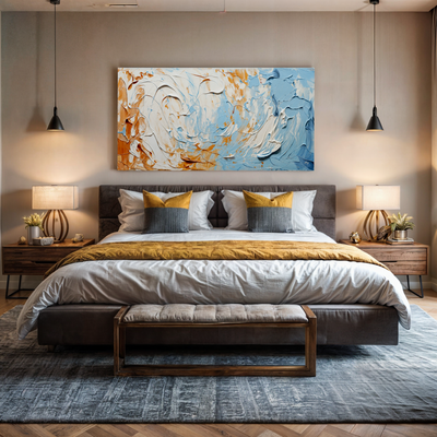 Canvas Print: "Pebble Tides III" by Tailored Canvases - product image 2 for Resin Society