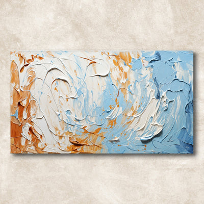 Canvas Print: "Pebble Tides III" by Tailored Canvases - product image 4 for Resin Society