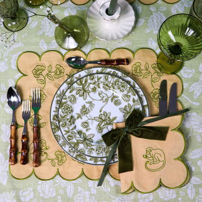 Pembroke Safari Dinner Plate - Set of 4 (+1 Bonus Plate) by Ro'Table - product image 8 for Resin Society