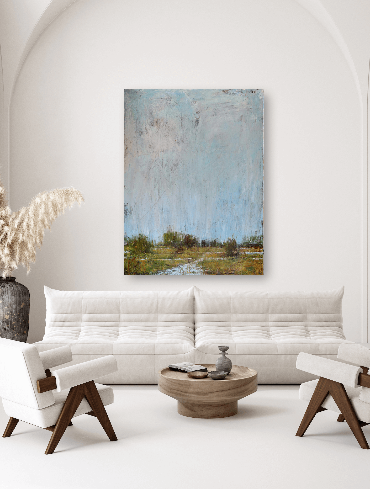 Penny Creek Artist Enhanced Canvas Print by John Beard Collection - product image 3 for Resin Society