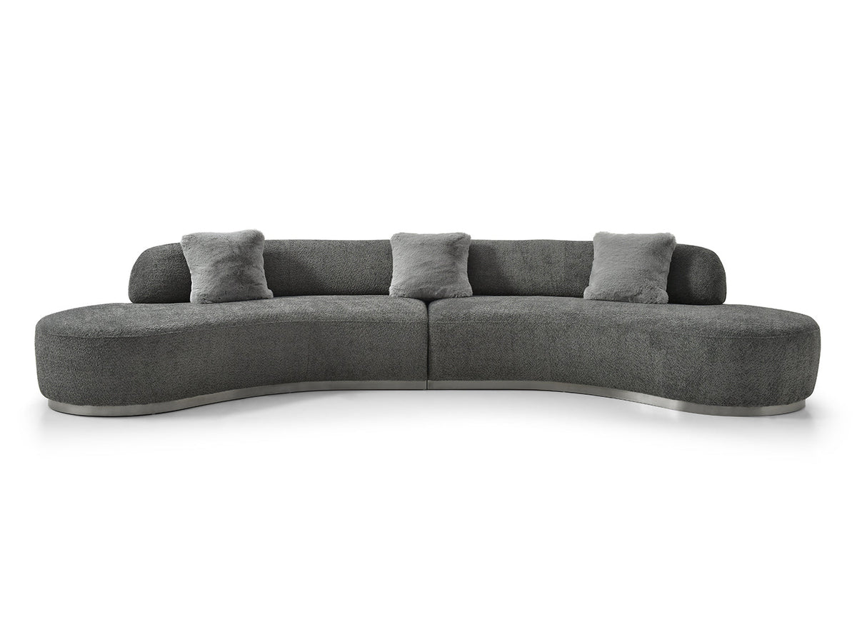 Perla Curved Sofa by DEKOR - product image 4 for Resin Society