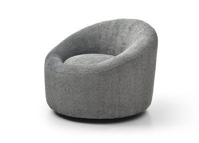 Perla Swivel Accent Chair by DEKOR - Resin Society