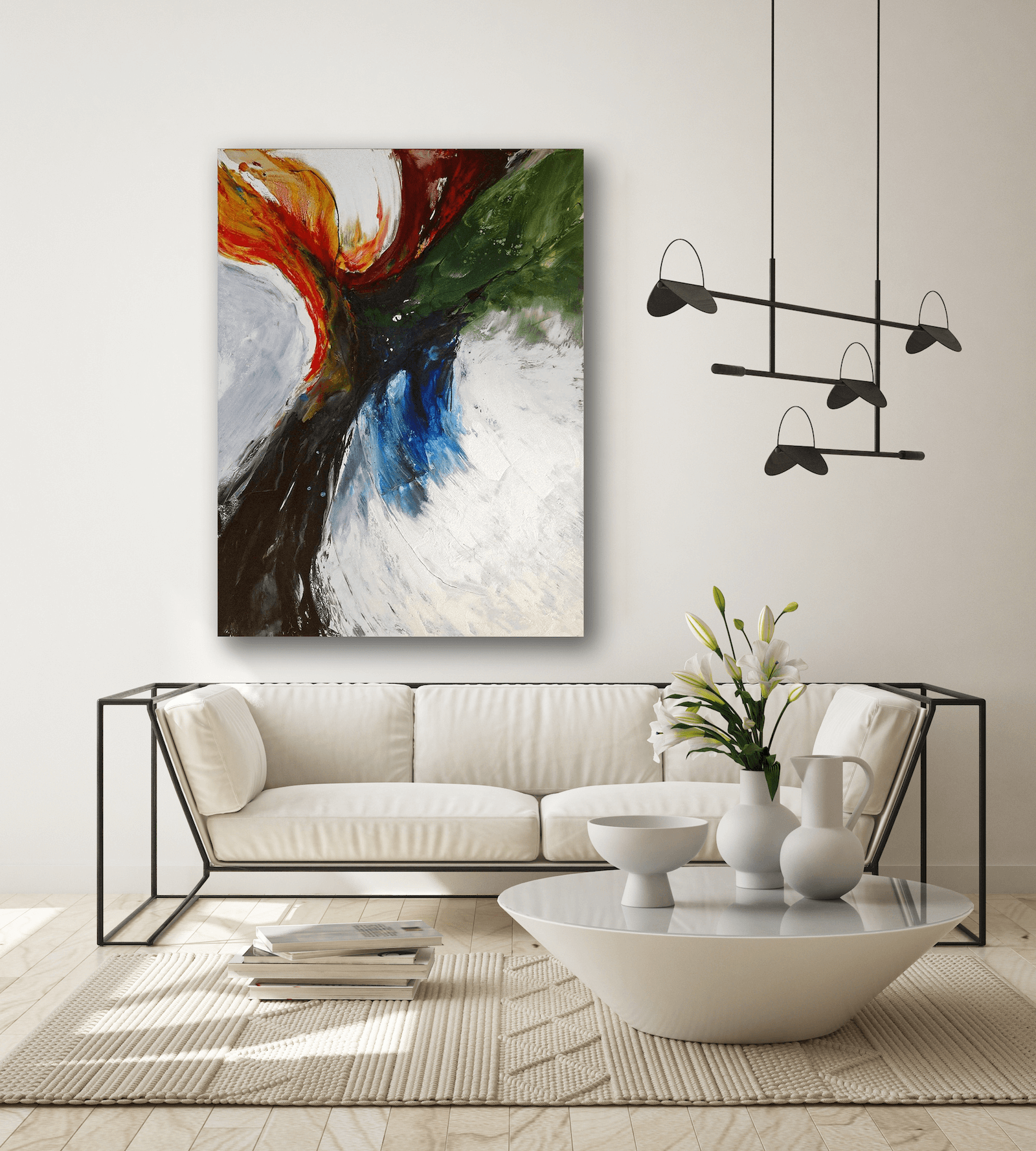 Phoenix Artist Enhanced Canvas Print by John Beard Collection - product image 3 for Resin Society
