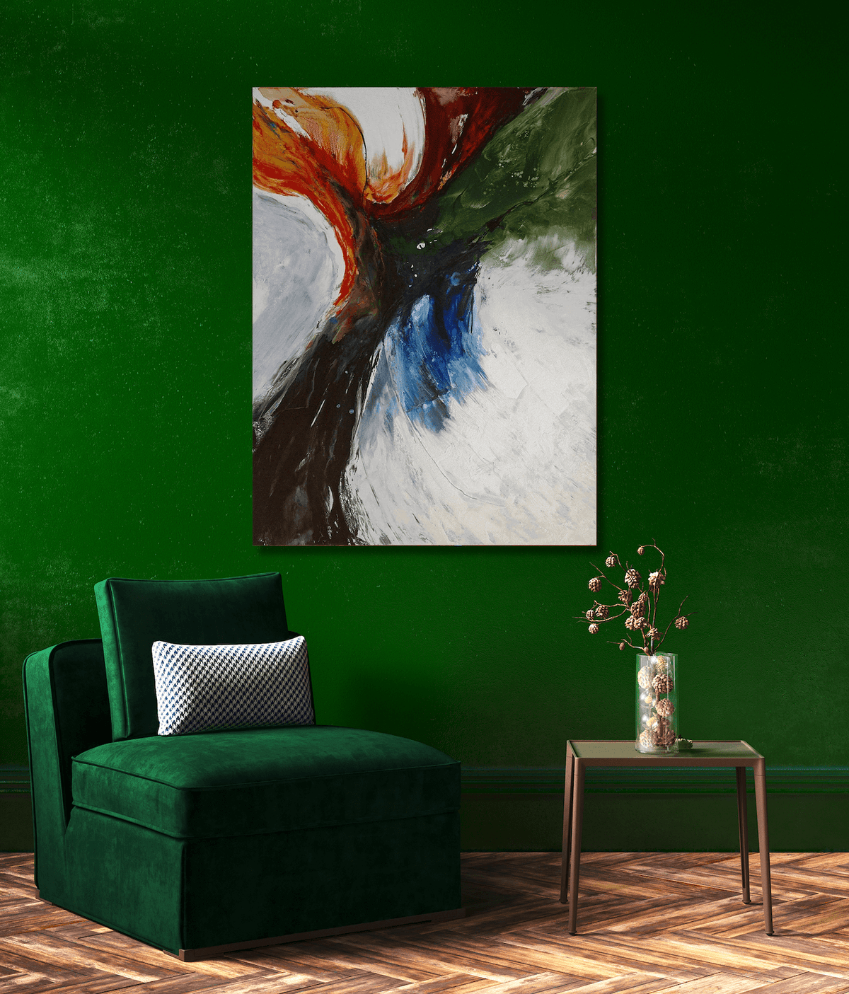 Phoenix Artist Enhanced Canvas Print by John Beard Collection - product image 2 for Resin Society