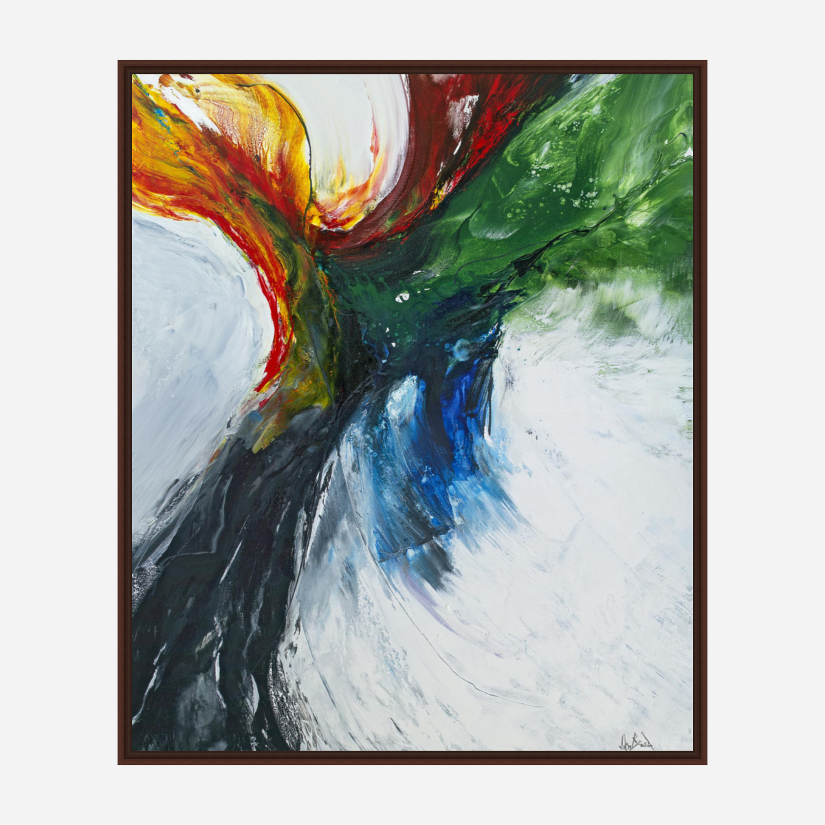Phoenix Artist Enhanced Canvas Print by John Beard Collection - product image 6 for Resin Society