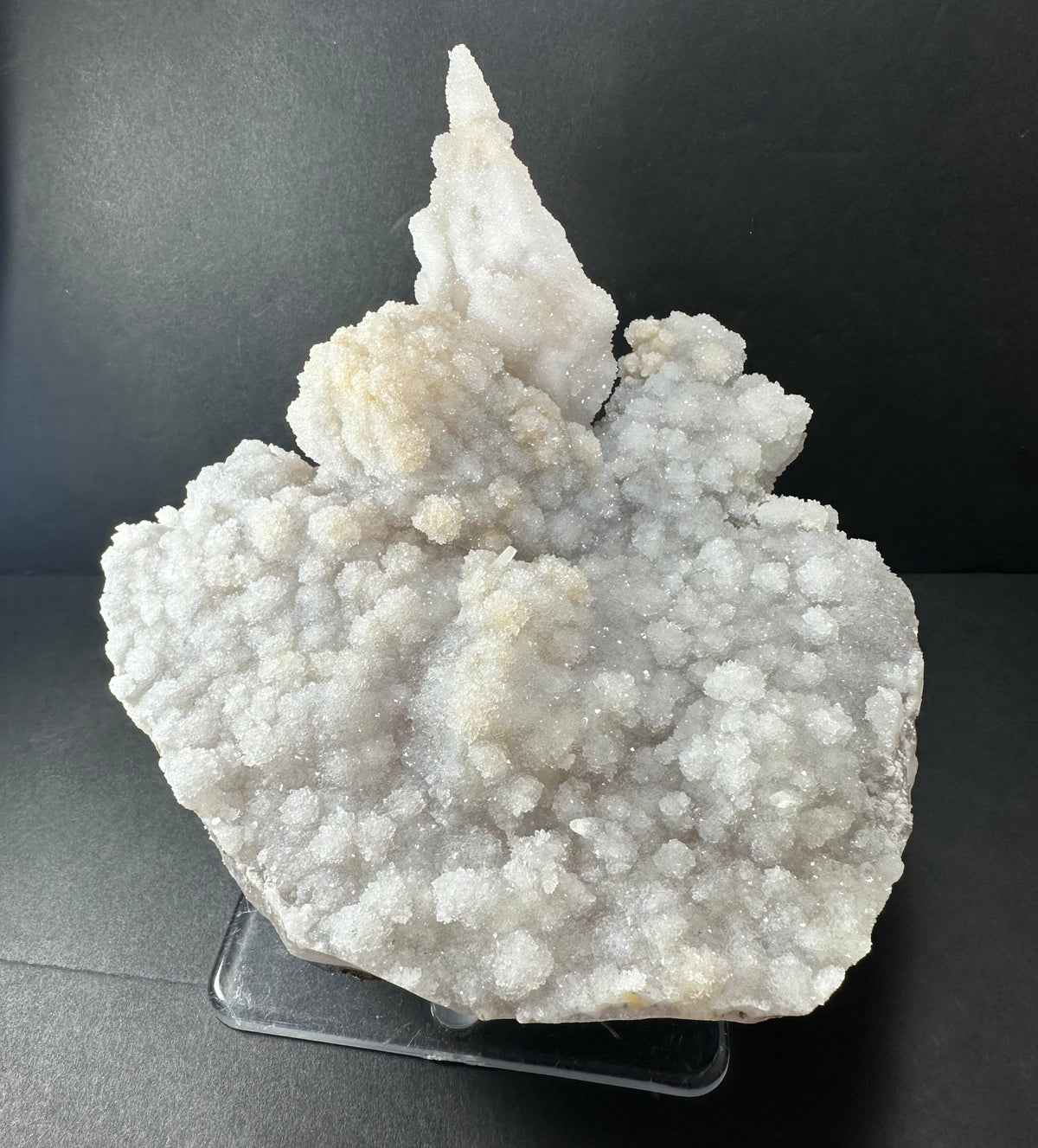 Druzy Calcite Cluster on Agate Brazil by Rare Earth Gallery - main product image for Resin Society