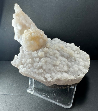 Druzy Calcite Cluster on Agate Brazil by Rare Earth Gallery - product image 2 for Resin Society