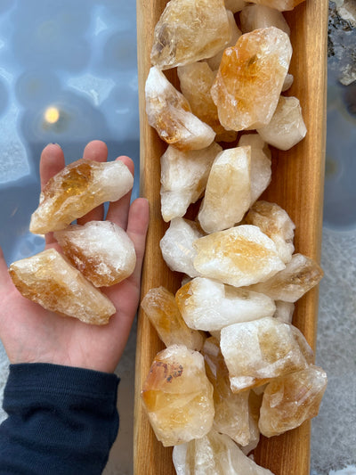 Large Citrine Chunk Rough