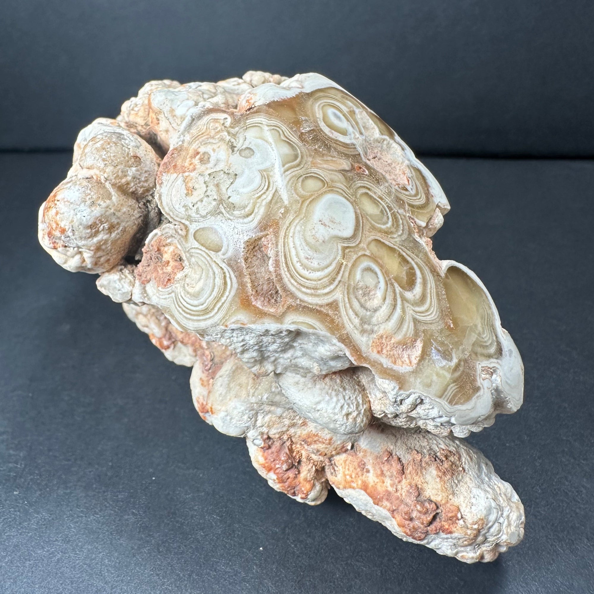 Cave Onyx stalactite mineral from Kokoweef Cavern, Calico California