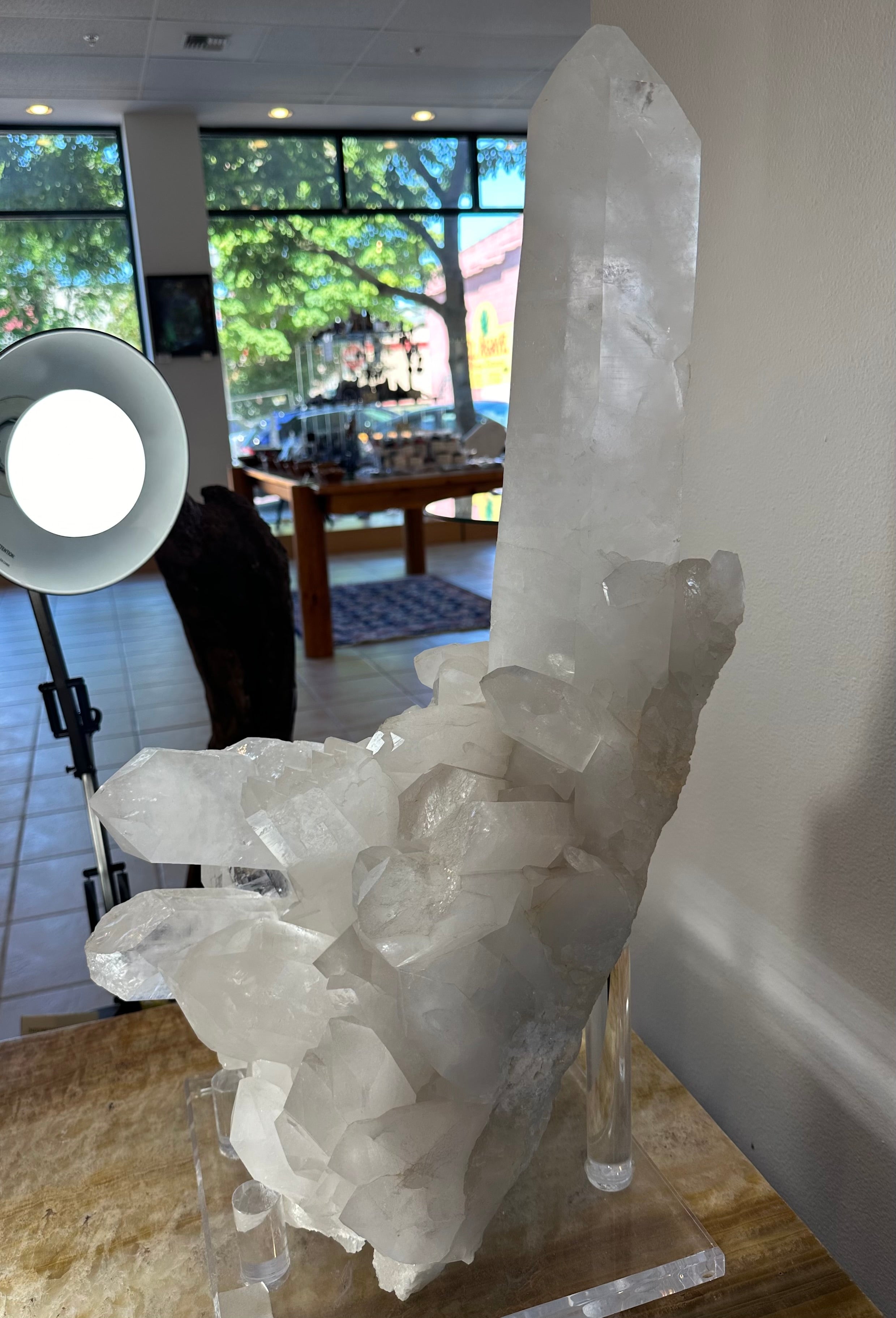 Quartz Cluster with XL Point by Rare Earth Gallery - product image 5 for Resin Society