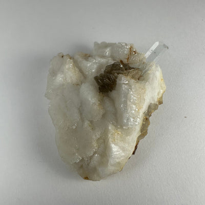 Aquamarine on Albite with Muscovite from Shigar Valley, Skardu, Pakistan