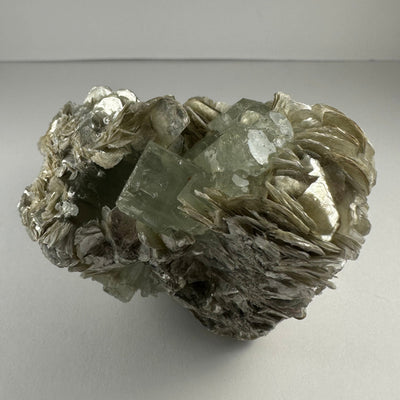 Aquamarine with Muscovite and Albite mineral specimen from Shigar Valley, Skardu, Pakistan