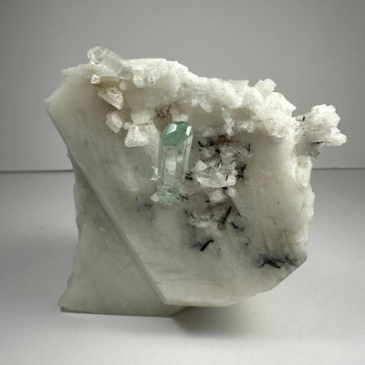 Aquamarine Beryl on Albite by Rare Earth Gallery - product image 5 for Resin Society