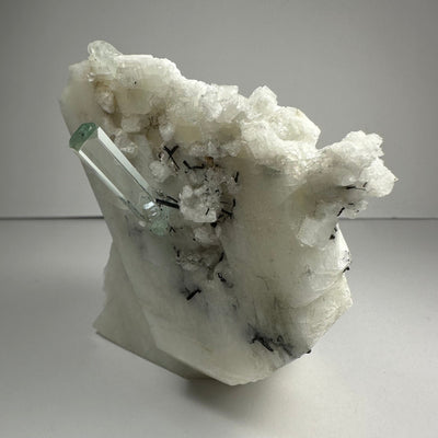 Aquamarine Beryl on Albite by Rare Earth Gallery - product image 2 for Resin Society