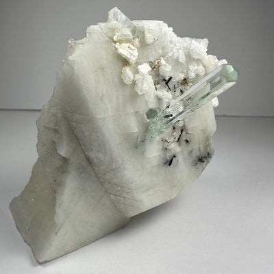 Aquamarine Beryl on Albite by Rare Earth Gallery - main product image for Resin Society