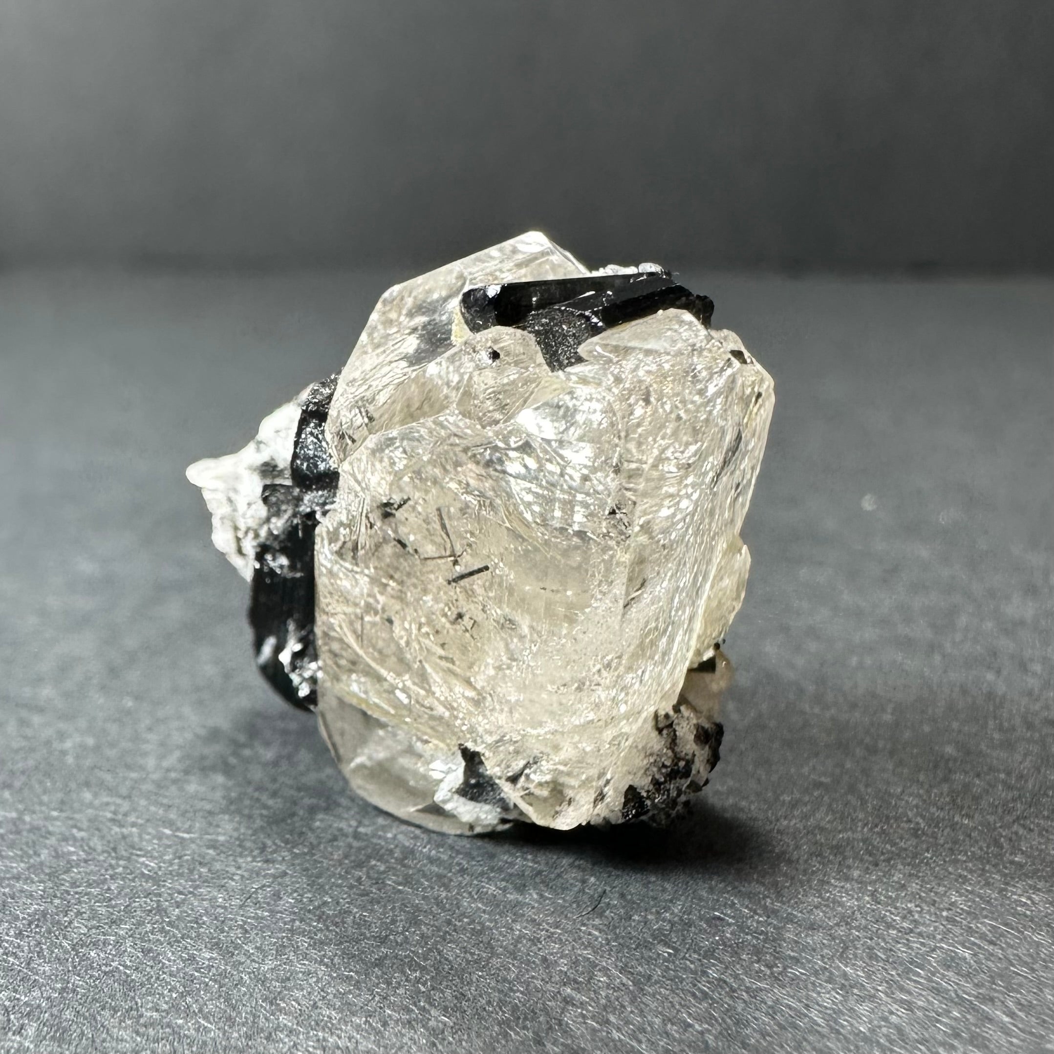 White Topaz with Black Tourmaline Mt.
Antero, San Isabel National Forest, Colorado